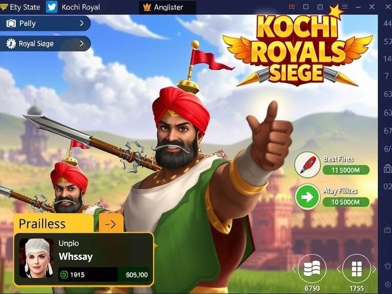 Kochi Royals Royal Siege gameplay screenshot